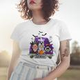 Gnomes Witch Truck Granny Funny Halloween Costume Women T-shirt Gifts for Her