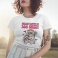 Groovy Pink Ribbon Mom Breast Cancer Is Boo Sheet Halloween V2 Women T-shirt Gifts for Her