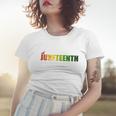 Juneteenth Holiday Logo Women T-shirt Gifts for Her