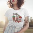 Retro Christmas All I Want For Christmas Is More Coffee Women T-shirt Gifts for Her