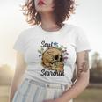 Skeleton And Plants Soul Searchin Custom Women T-shirt Gifts for Her