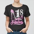 18 Years Old Gifts 18 & Fabulous 18Th Birthday Pink Diamond Women T-shirt