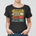 44Th Birthday Retro Vintage Legend Since July 1978 Women T-shirt
