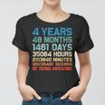 4Th Birthday 4 Years Of Being Awesome Wedding Anniversary V2 Women T-shirt