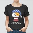 4Th Of July Cat Meowica Independence Day Patriot Usa Flag Women T-shirt