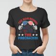 4Th Of July The Man Behind The Firecracker Patriotic Us Flag Gift Women T-shirt