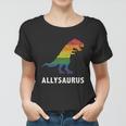 Ally Lgbt Pride Allysaurus Dinosaur Tshirt Women T-shirt