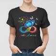 Autism Awareness Colorful Butterfly Women T-shirt
