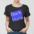 Back And Body Hurts Blue Logo Women T-shirt