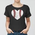 Baseball Heart Fun Mom Dad Men Women Softball Wife Women T-shirt