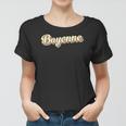 Bayonneretro Art Baseball Font Vintage Women T-shirt