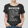 Before You Ask Drone Funny Drone Women T-shirt