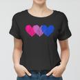 Bisexual Heart Bisexuality Bi Love Flag Lgbtq Pride Women T-shirt