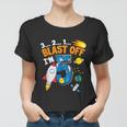 Blast Off Im 5 Funny Astronaut 5Th Birthday Space Costume Women T-shirt