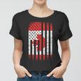 Canada Usa Mash-Up Maple Leaf Retro Flag Tshirt Women T-shirt