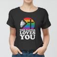 Christian Ally Inclusive Pride Clergy This Pastor Loves You Women T-shirt