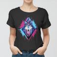Colorful Wolf Painting Wolves Lover Women T-shirt