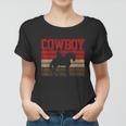 Cowboy Rodeo Horse Gift Country Women T-shirt