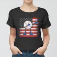 Dabbing Baseball Player 4Th July Usa Flag Plus Size Shirt For Men Women Women T-shirt