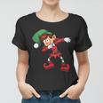 Dabbing Elf Cute Funny Christmas Tshirt Women T-shirt