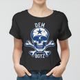 Dem Boyz Dallas Skull Crossbones Star Texas Fan Pride Women T-shirt