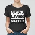 Distressed Black Lives Matter Logo Women T-shirt