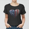 Dragonfly 4Th Of July Usa Flag America Patriotic Usa Women T-shirt