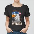 Eagle Mullet 4Th Of July Cool Gift Usa American Flag Merica Gift Women T-shirt
