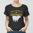 Easily Distracted By Capybaras Gift Women T-shirt