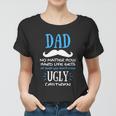 Fathers Day For Father From Daughter Son The Best Father Graphic Design Printed Casual Daily Basic Women T-shirt