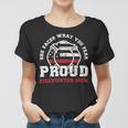 Firefighter Proud Fire Mother Of A Firefighter Daughter Women T-shirt