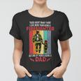 Firefighter Retro Vintage Father And Son Firefighter Dad Fathers Day V2 Women T-shirt