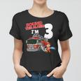 Firefighter Sound The Alarm Im 3 Years Old Firefighter Boy 3Rd Birthday Women T-shirt