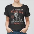 Firefighter Vintage Firefighter Dad & Son Daddy Fathers Day Women T-shirt
