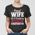 Firefighter Volunteer Fireman Firefighter Wife V3 Women T-shirt
