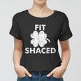 Fit Shaced Funny St Patricks Day Irish Clover Beer Drinking Tshirt Women T-shirt