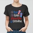 Flip Flops Fireworks And Freedom 4Th Of July Us Flag Women T-shirt