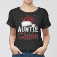 Fun Santa Hat Christmas Costume Family Matching Auntie Claus Women T-shirt