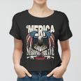 Funny 4Th Of July Usa Flag American Patriotic Eagle Gift Women T-shirt