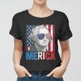 George Washington 4Th Of July Merica Men Women American Flag Women T-shirt