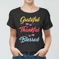 Grateful Thankful Blessed Tshirt Women T-shirt