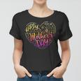 Happy Mothers Day With Tie-Dye Heart Mothers Day Women T-shirt