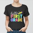 Hello First Grade Team 1St Grade Back To School Teacher Women T-shirt