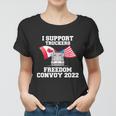 I Support Truckers Freedom Convoy V2 Women T-shirt