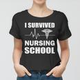 I Survived Nursing School Tshirt Women T-shirt