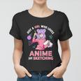 Just A Girl Who Loves Anime And Sketching Women T-shirt