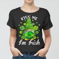 Kiss Me Im Irish Tie Dye Gnome St Patricks Day Women T-shirt
