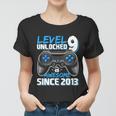 Level 9 Unlocked Awesome 2013 Video Game 9Th Birthday Gift Women T-shirt