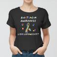 Live Love Accept Autism Puzzle Piece Ribbon Women T-shirt