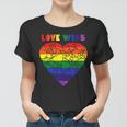 Love Wins Heart Women T-shirt